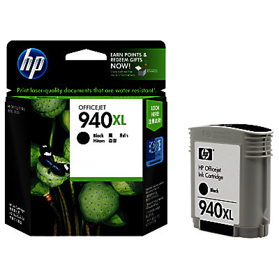 HP 940XL Officejet Printer Cartridge, Black, C4906AE